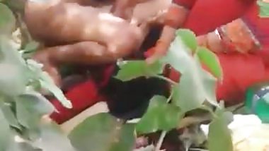 The farmer fucks a laborer on the far in front of his wife