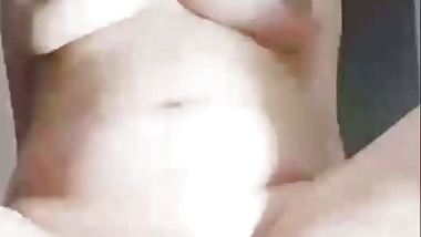 Red lips cute girl nude on video call to tempt lover