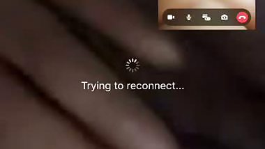 Round face chubby girl nude on video call to boyfriend