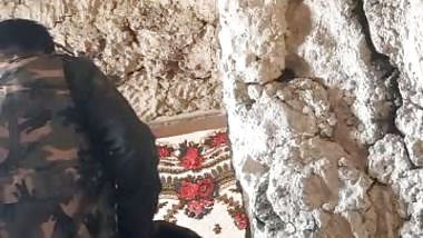 Pashto bhabhi fuck in standing position in rock house