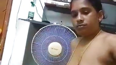 Telugu wife strips nighty and gives blowjob to husband