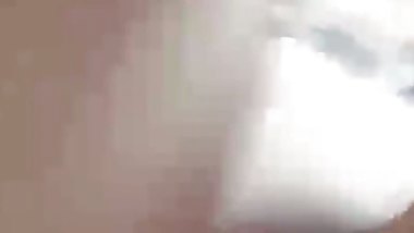 Cute smiling face girl naked on video call to lover