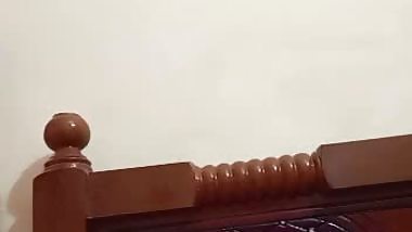 Horny girlfriend masturbating xxx pussy with rod