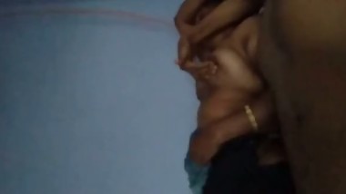 Kannur Malayali wife boobs fonding by husband